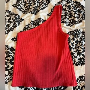 American eagle one shoulder top!